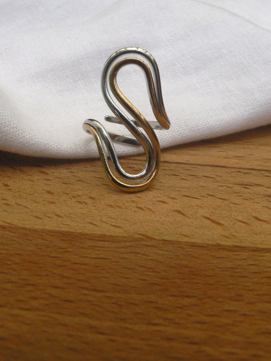 Anel bicolor